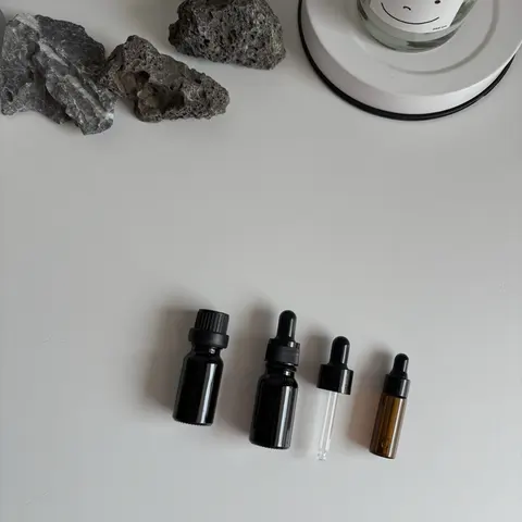 พร้อมส่งขวดแก้วใส่น้ำมันหอมระเหย